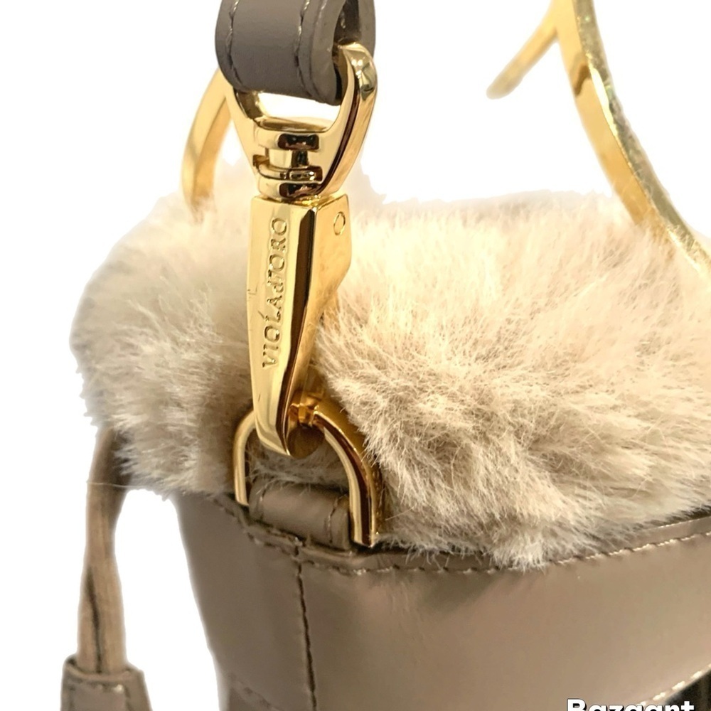 Viola d’oro beige fur bag - Picture 4 of 7